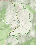 02 Un bel percorso ad anello sulle nevi dei Piani dell'Avaro 